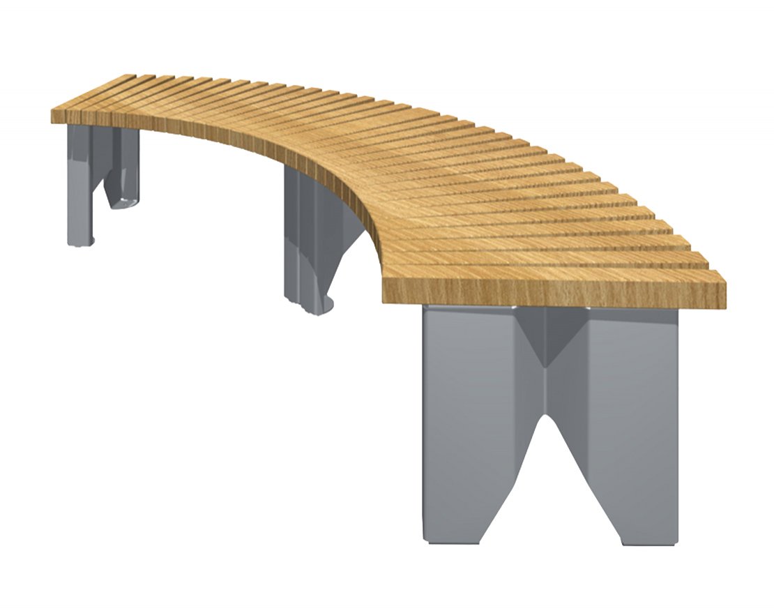 Скамья радиусная 302.44.00
